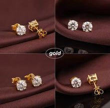 Load image into Gallery viewer, VVS1 Moissanite
Diamond Stone With
Round Brilliant Cut 4 Prong-Setting