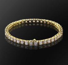 Load image into Gallery viewer, 4mm 14k Gold Tennis Bracelet