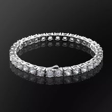Load image into Gallery viewer, 5mm White Gold Tennis Chain