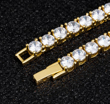 Load image into Gallery viewer, 3mm 14k Gold Tennis Bracelet