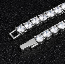 Load image into Gallery viewer, 3mm White Gold Tennis Chain