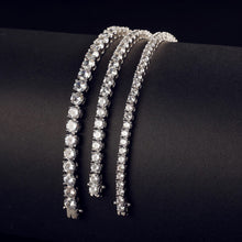Load image into Gallery viewer, 5mm White Gold Tennis Chain