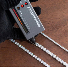 Load image into Gallery viewer, 4mm Moissanite White Gold Tennis Bracelet