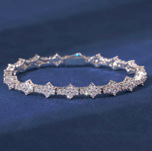 Load image into Gallery viewer, 3mm Cross Tennis Bracelet
