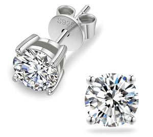 VVS1 Moissanite
Diamond Stone With
Round Brilliant Cut 4 Prong-Setting