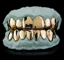 Load image into Gallery viewer, Deep Cut Gold Grillz
