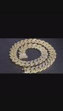 Load and play video in Gallery viewer, 16mm 18k Gold Baguette Chain
