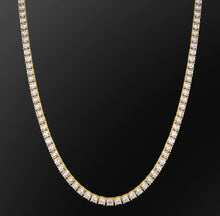 Load image into Gallery viewer, 5mm 14K Gold  Tennis Chain Necklace
