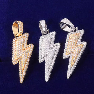 Lighting bolt pendants