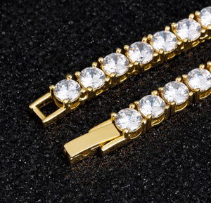 3mm 14K Gold  Tennis Chain