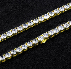 5mm 14K Gold  Tennis Chain Necklace