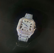 Load image into Gallery viewer, Fully Iced Out Hand Set VVS Moissanite Diamond Watch
