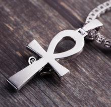 Load image into Gallery viewer, Iced Out The Eye Of Horus Ankh Cross Pendant
