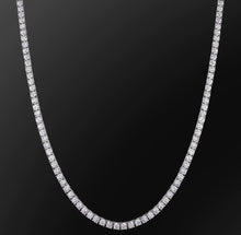 Load image into Gallery viewer, 4mm White Gold Tennis Chain
