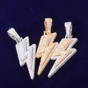 Lighting bolt pendants