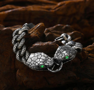 Custom 12mm  Cuban Snake Bracelet