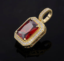 Load image into Gallery viewer, Red Ruby Gemstone 14k Gold Pendant
