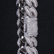 Load image into Gallery viewer, 16mm White Gold Baguette Chain
