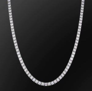 5mm White Gold  Tennis Chain